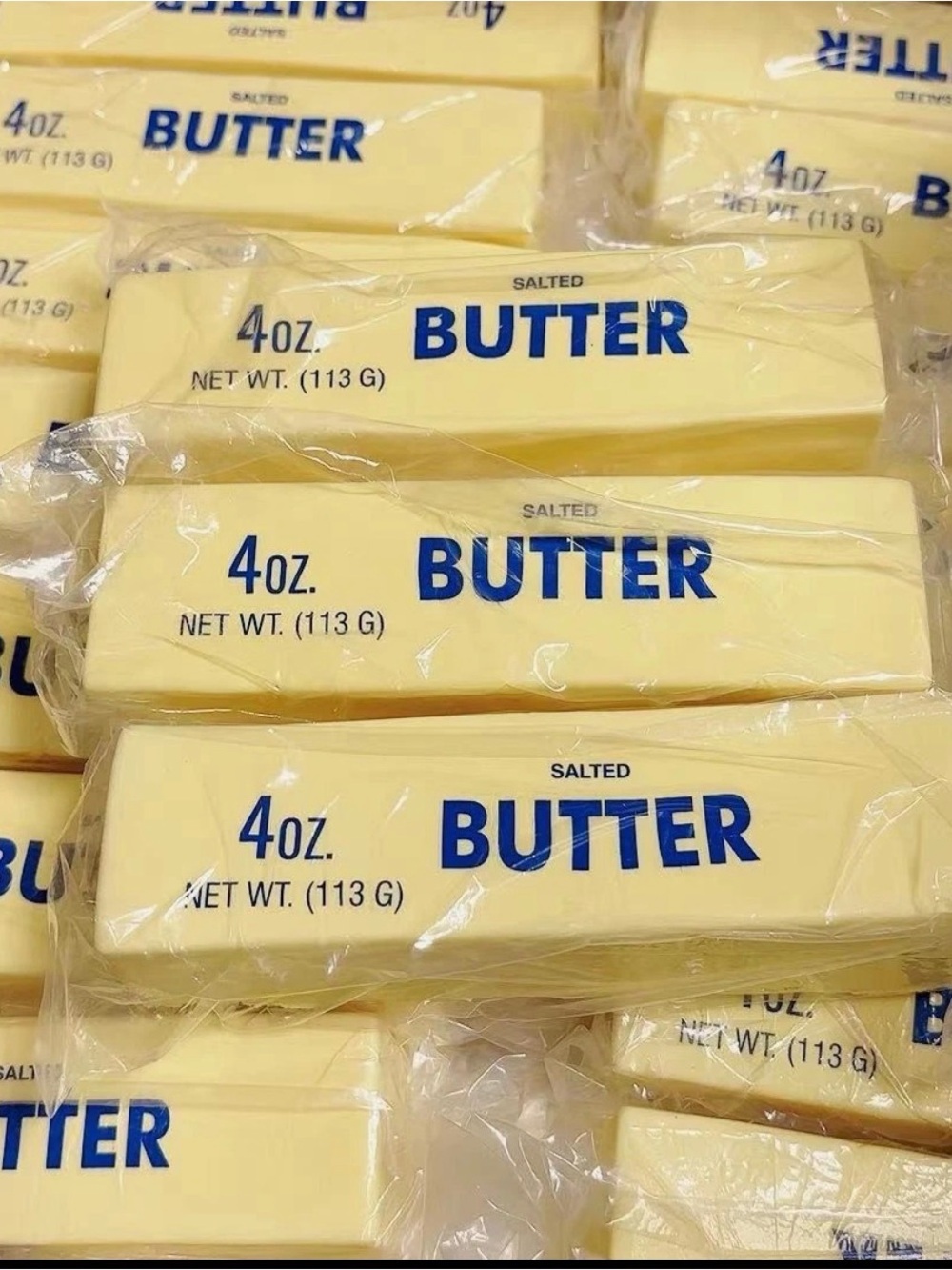 2 Pcs Salted Butter Squishy Toy Stress Relief Fake Food Prop 4oz Novelty Pack - Picture 5 of 11